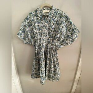 Anthropologie The Tobie Mini Shirt Dress by Exquise SIZE L new